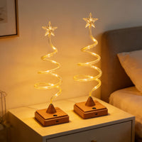 LED Outdoor Solar Christmas Star Lawn Stake Lights for Garden Decoration