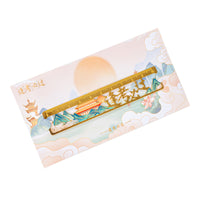 Chinese Style Bookmark Ruler for Students, Exam Success & Graduation Gift