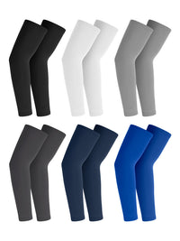 MAKINO FOX Lycra Ice Silk UV Protection Arm Sleeves for Outdoor Cycling and Kids