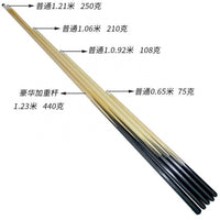 Short Billiard Cue Stick for Kids and Adults, Various Lengths and Styles