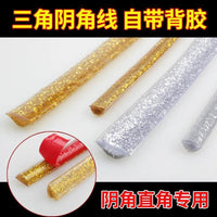 Self-Adhesive Corner Trim Strip Waterproof Mildew-Proof Sealing Tape for Kitchen Ceiling Wall Decor