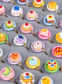 Miniature Cake Donut Blind Bag Play Food Set for Kids