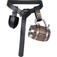 Medieval Knight Belt Mug Holder Viking LARP Festival Costume Accessory