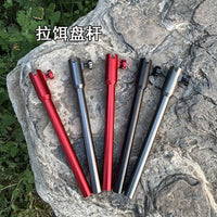 Aluminum Alloy Fishing Bait Plate Holder Rod for Tackle Box and Chair
