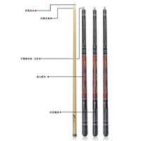 Billiard Pool Cue Stick for Snooker and Billiards, Various Tip Sizes