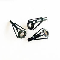 Stainless Steel Ceramic Ring Fishing Rod Guide Tips for Lure & Casting Rods
