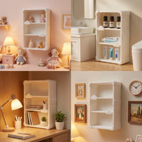 Mini Cloud Bookshelf Dollhouse Miniature Furniture Desktop Decor Toy