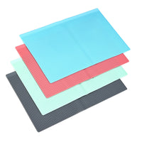 Food-Grade Silicone Refrigerator Liner Mat - Non-Slip, Mildew-Proof, Washable Cabinet Drawer Shelf Liner