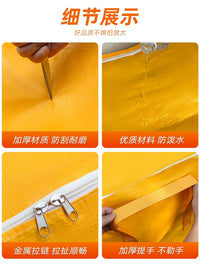 Extra Large Moving and Storage Bags, Waterproof Heavy-Duty Luggage Organizer for Bedding and Clothes