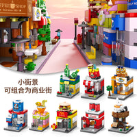 Kids' City Street View Building Blocks Set, Compatible with Lego, Educational Assembly Toy for Boys and Girls
