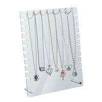 Clear Acrylic Jewelry Display Stand for Earrings and Necklaces, Large Capacity Organizer
