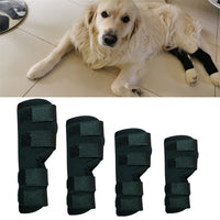 Pet Knee Brace with Support Strips for Injury Recovery and Protection, Reflective Dog Leg Sleeve