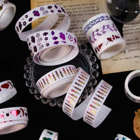 60 Rolls Gold Foil Washi Tape Set for Journaling and Decoration