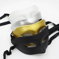 Men's Half Face Mask for Halloween Masquerade Party