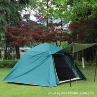 Portable Outdoor Camping Tent Rainproof Sunshade Cover for Overnight Stays