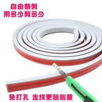 Self-Adhesive PVC Floor Cable Raceway for Wire Management