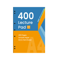 American Style Thin Crisp Paper Lined Notebook A4 Tear-Off Pad for Study and Drafts