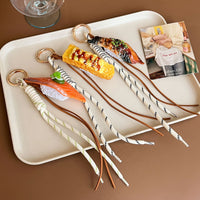 Japanese Style Simulation Salmon Sushi Keychain Bag Charm