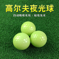 Luminous Golf Balls for Night Play - Glow-in-the-Dark Self-Charging Fluorescent Golf Balls