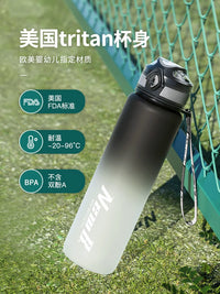 Tritan Sports Water Bottle for Men, Large Capacity Gym & Student Hydration Bottle