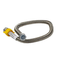 LESSO Stainless Steel Corrugated Water Heater Connector Hose for Hot & Cold Water