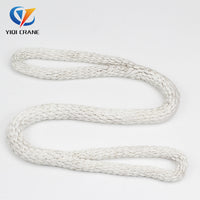 Nylon Lifting Sling with Eye Hooks, Heavy Duty Webbing Strap for Hoisting and Towing