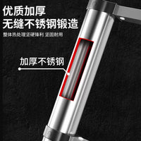 Multi-functional Telescopic Ladder, Extendable Straight Ladder, A-Frame Ladder for Home and Outdoor Engineering, Stainless Steel Bamboo Joint Ladder