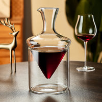 Creative Ice Wine Decanter with Slanted Spout, 1000ML