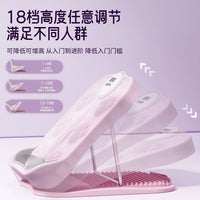 Foldable 18-Gear Slant Board Calf Stretcher Leg Stretcher for Exercise Fitness and Leg Shaping