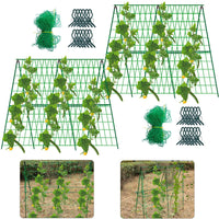 Metal Garden Trellis Plant Support Stakes for Climbing Plants and Flowers