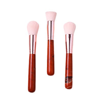 Natural Crystal Handle Makeup Brush Set for Daily Beauty Application