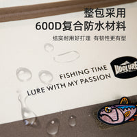 YOWADO 5 New Lure Fishing Bag Multifunctional Waterproof Outdoor Portable Crossbody Bag for Stream Fishing