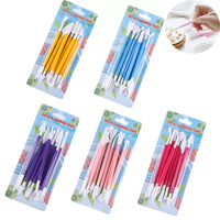 8-Piece Plastic Clay Sculpting Tool Set for DIY Crafts