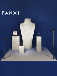 FANXI Premium Jewelry Display Stand for Rings, Earrings, Necklaces, and Pendants