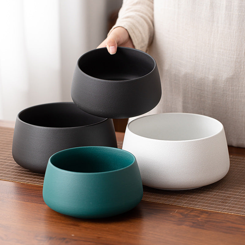 Minimalist Tea Wash Basin for Tea Ceremony Waste Water and Utensil Cleaning