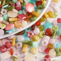 DIY Acrylic Retro Painted Beads for Bracelets and Necklaces