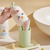 Creative Cactus Portable Travel Toothbrush Holder and Mouthwash Cup for Students and Couples