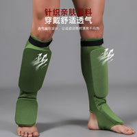 Martial Arts Shin and Instep Protector for Boxing Taekwondo Sanda Combat Training