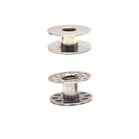 Household Vintage Sewing Machine Bobbins Metal with Hole for Foot Pedal Lockstitch Bottom Thread Core Sewing Accessories