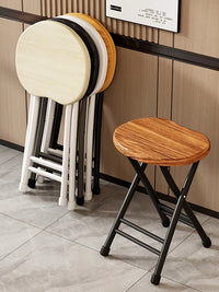 Foldable Chair with Backrest for Home Dining, Portable Office, Conference, Computer, and Dormitory Use