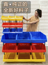 Industrial Grade Stackable Plastic Storage Bins for Parts and Tools