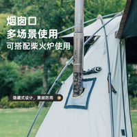Three Little Donkeys Black Glue Sphere Tent Outdoor Camping Portable Folding Thickened Rainproof Dome Living Room Tent