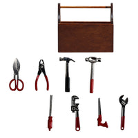 1:12 Miniature Dollhouse Tool Box Accessory Set