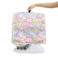 Dustproof Stand Mixer Cover with Floral Print for Kitchen Appliances