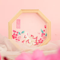 DIY Embroidery Kit for Beginners - Suzhou Style Hand Embroidery Craft Set with Hoop and Frame