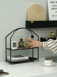 Multi-layer Nordic Style Display Shelf for Cosmetics and Sundries