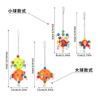 Parrot Chew Toy Star Ball for Small to Medium Birds