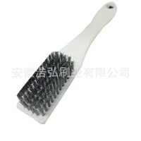 Stainless Steel Wire Brush with Plastic Handle for Cleaning, Rust Removal, and Polishing