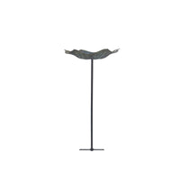 American Retro Antique Bronze Bird Feeder & Bath with Ground Stake for Garden Decoration