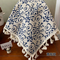 Round Dust Cover for Rice Cooker Air Fryer Bread Machine Pressure Cooker with Tassels
